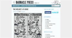 Desktop Screenshot of barnaclepress.com